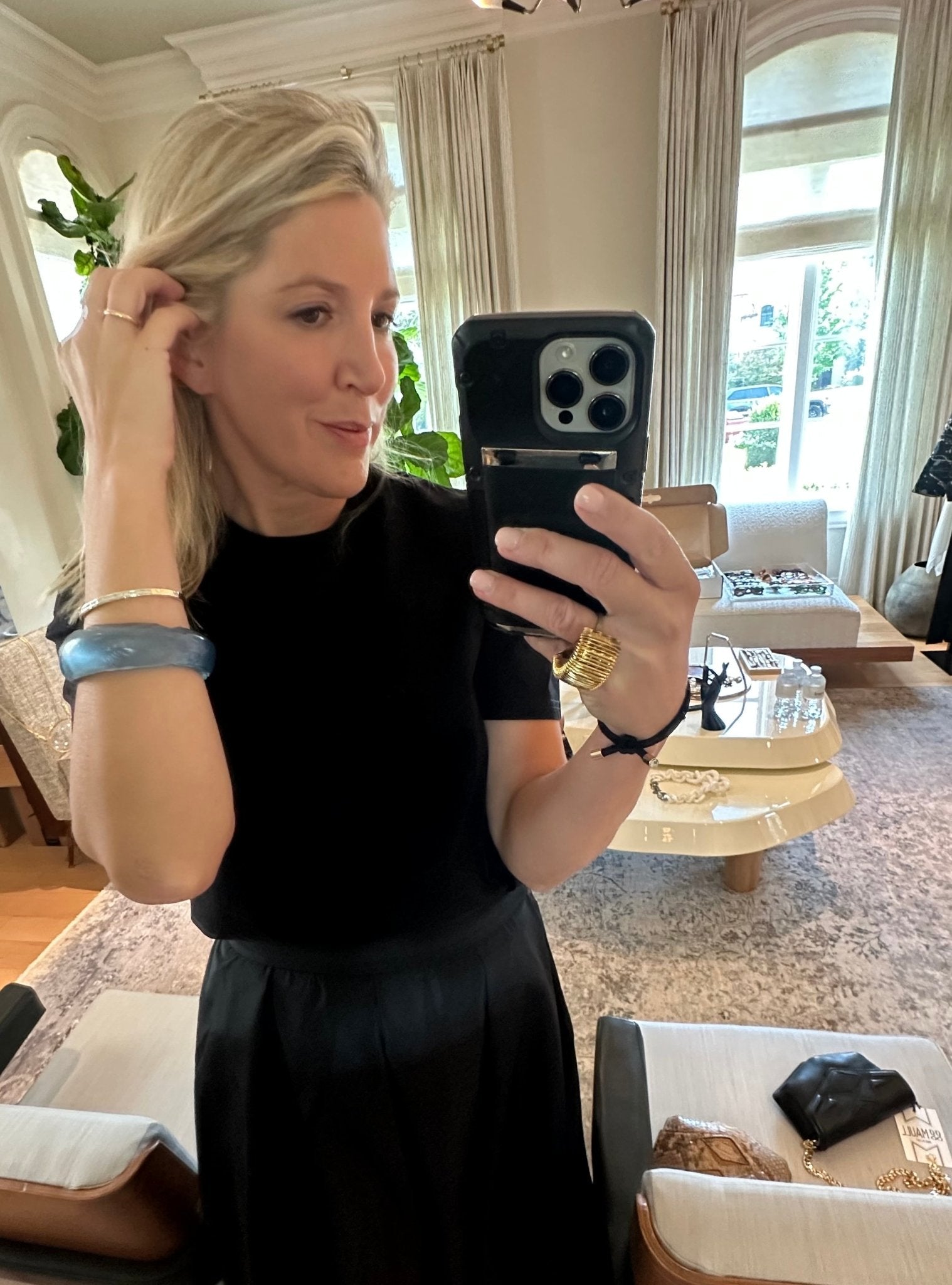 Vintage Blue Bangle - harris boulevard