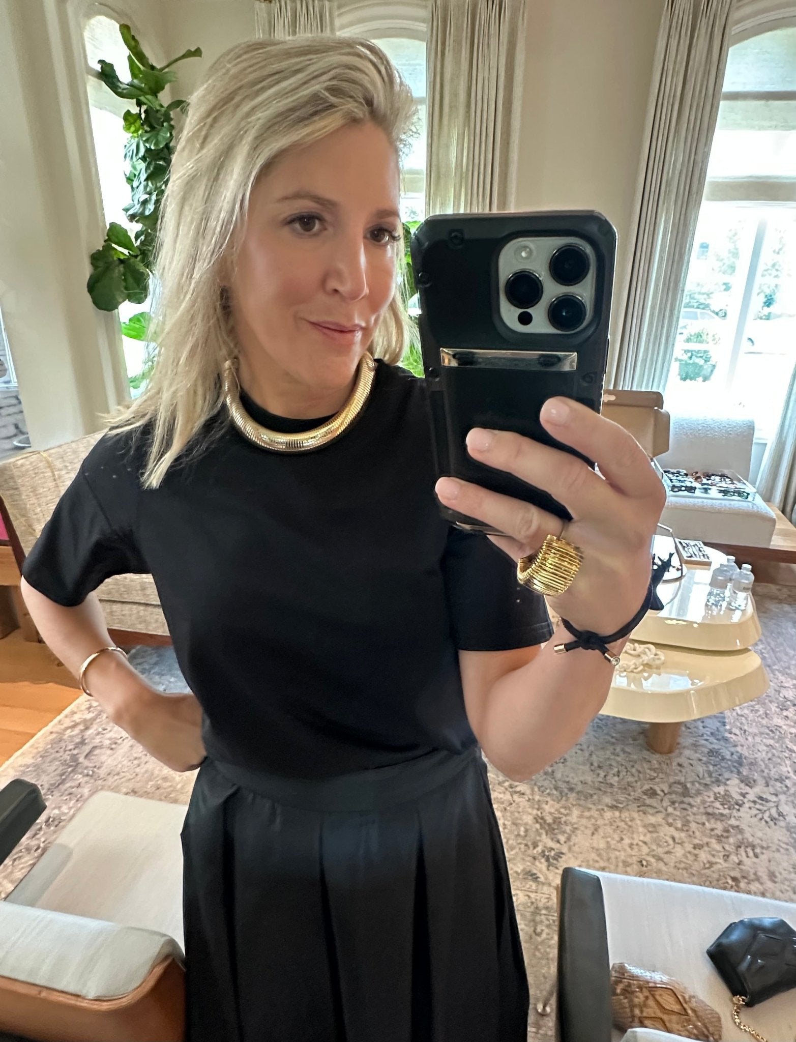 Vintage Braided Gold Collar - harris boulevard