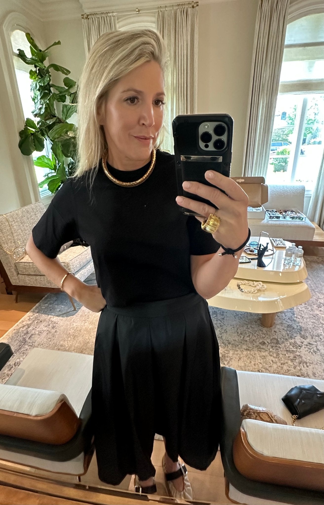 Vintage Gold Mesh Collar - harris boulevard