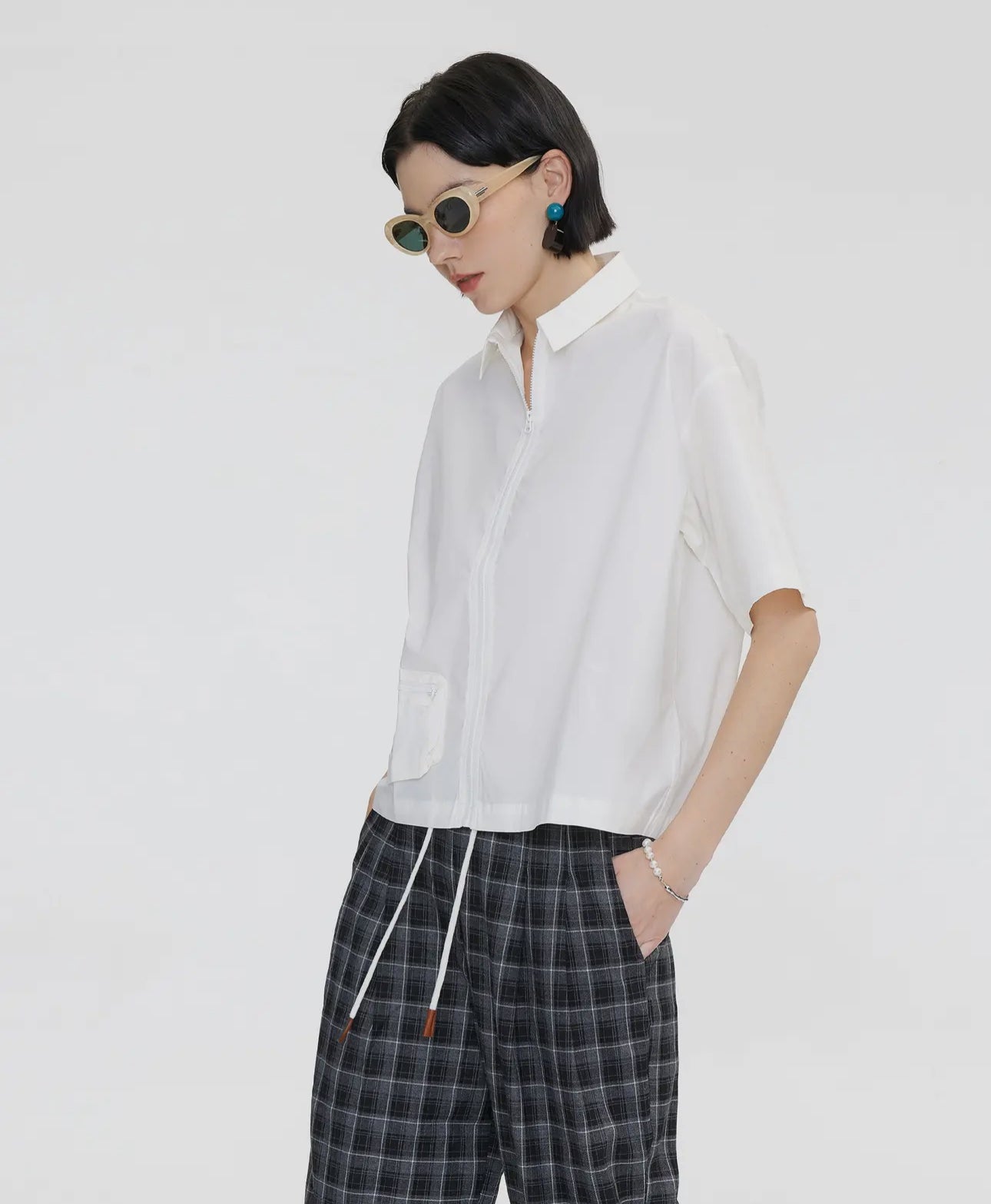 Zip Front Top - Pre Order - harris boulevard